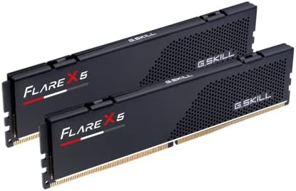 G. Skill Flare X5 Series (AMD Expo) и 64 GB (2 x 32 GB) 288-пинов SDRAM DDR5 5200 CL36-36-36-83 1.25 V Двуканална памет настолна F5-5200J3636D32GX2-FX5