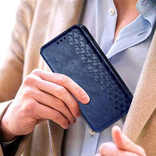 Калъф FlipBird за Oppo Realme C12, една чанта-портфейл от изкуствена кожа с панти капак [Отделения за карти / джоб за пари] [Магнитна