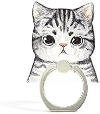 Поставка за Притежателя на Пръстена за телефон Кити, Поставка за улавяне на Палеца за смартфон Cat, 2 елемента