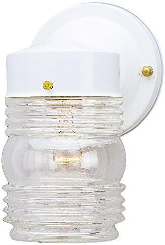 Уестингхаус Lighting 6687800 1-Лампа, Бял банки за желе