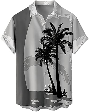 XXBR 2023 3D Принт Снимка на Цвете Хавайска Риза Мъжки Женски С Отложным яка Реколта Улични Мъжки Ризи Мъжки Сухи