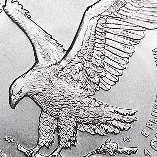 2021 (W) на Монетата американски сребърен орел MS-70 тегло 1 унция (тип 2 - на Първия удар - сечени в монетния двор на Уест-Пойнта) от