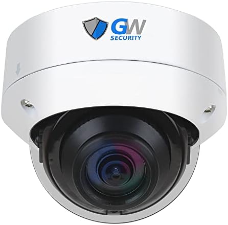 Куполната камера за сигурност GW Security 4K 8MP с IP-микрофон PoE за улица /помещения (GW8533MIC)