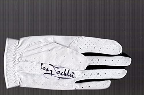 Ръкавици за голф с автограф от Тони Джаклина + coa Great Голфър 2x Major Champion - ръкавици за голф с автограф