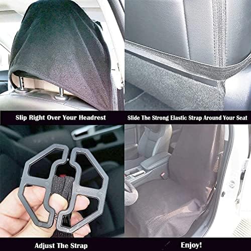 Защитни Калъфи за автомобилни седалки LoyaGour Само за предните седалки, Водоустойчив Охлаждащи Кофи, отопляеми кърпи за товарни автомобили