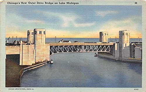 Пощенска картичка на езерото Мичиган, Илинойс