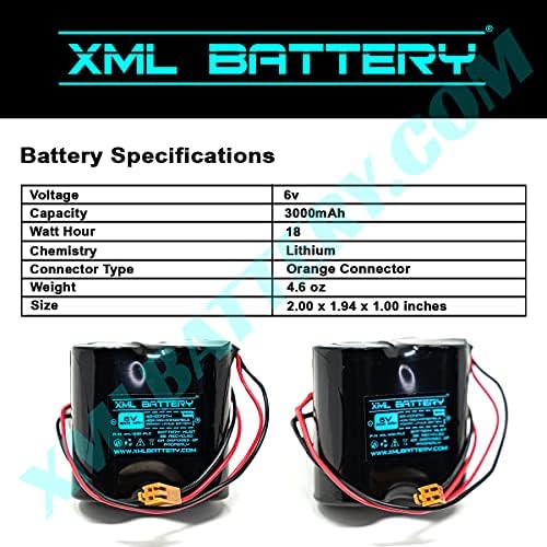 (1 опаковка) XML Батерия BR-CCF2TH Литиева Замяна батерия 6 за Fanuc oi Капитан Model-D Panasonic Елементи за управление, компютър с