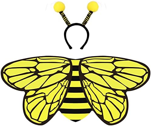 Creatoy Bee-Крила-Костюм за момичета, Детски подаръци от насекоми с превръзка на главата Пчела, Медоносная Пчела, Дрешки за малки момчета