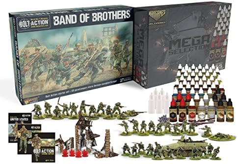 Wargames връчиха комплект за рисуване на миниатюри Army Painter и Болт Action комплект за рисуване на миниатюри Mega Selection и стартов пакет на Band of Brothers Болт Action 2