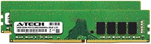 A-Tech 32 GB (2x16 GB) памет за Dell Inspiron 3470, 3471, 3670, 3671, 5680 | DDR4 2666 Mhz DIMM-ове PC4-21300 288-Пинов Не-ECC UDIMM