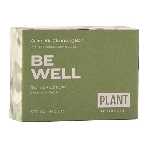 растително аптечное сапун с эвкалиптом - Be Well, веганское сапун с аромат на 5 мл, масло от шеа и витамин С за кожата, хидратация и