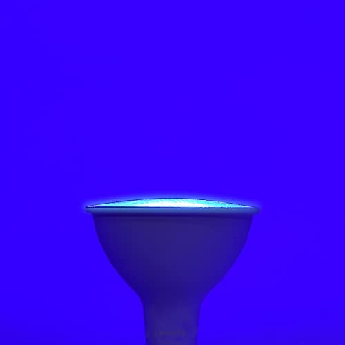 LUXRITE LED PAR38 Прожекторная Синя Светлина, 8 W (което се равнява на 45 W), Led Синя Прожекторная Крушка, Номинална влажност на въздуха,