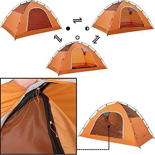 Кемпинговая палатка за 2 души, за 4 човека, 6 човека - Водоустойчив Двойни палатки за къмпинг, Малка Лека палатка за семейството, на