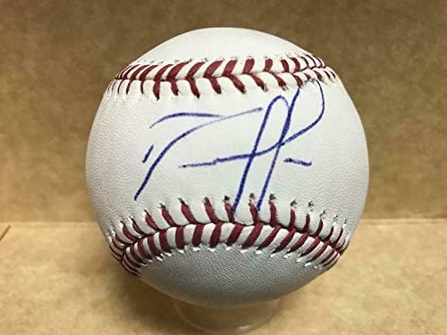 Ренато Нунес Балтимор Ориълс Подписа бейзболни топки M. l. с автограф W / coa - Бейзболни топки с автографи