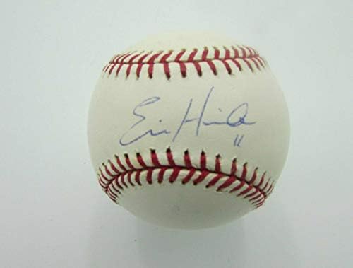 Ерик Хинске РОЙ С Автограф OML Baseball JSA 141085 - Бейзболни топки с Автографи