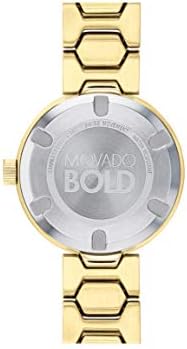 Дамски часовник Movado BOLD T-Bar LYG с Плосък хрустальным циферблат в грах, златни (модел 3600492)