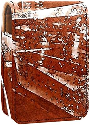 Калъф за червило ORYUEKAN, Скъпа Преносима Косметичка За грим, Косметичка-Органайзер За Червило, Ретро Абстрактен Пейзаж От Прозореца