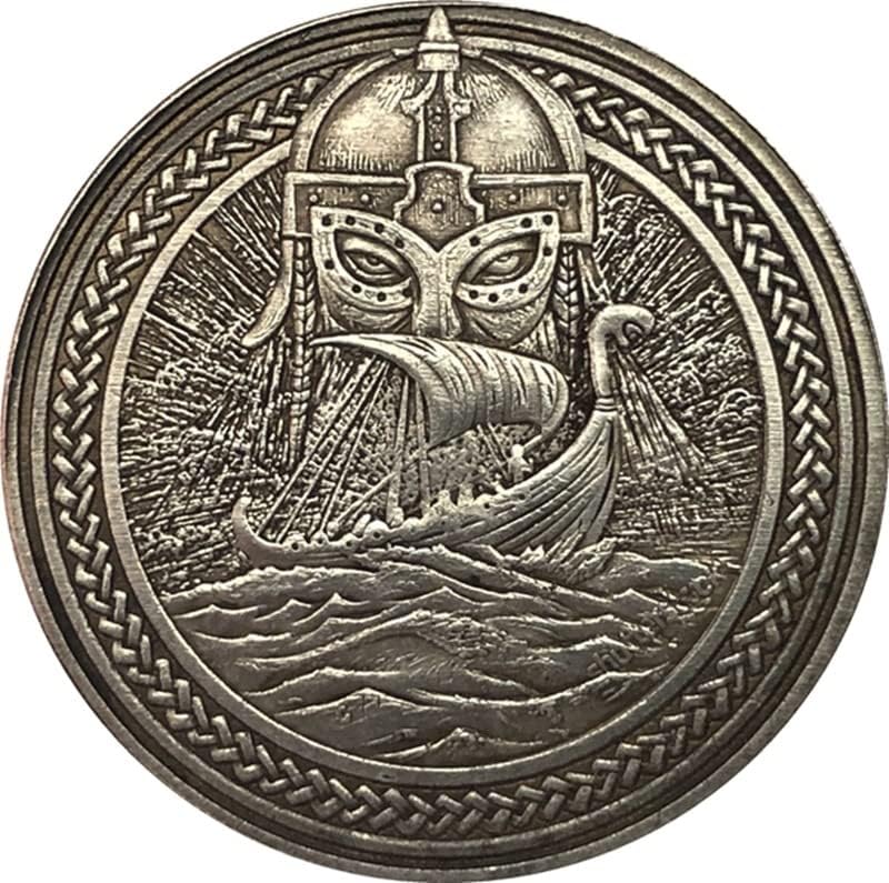 QINGFENG 38 ММ Антични Сребро Доларова Монета Американски Морган Скитник Колекция от монети 9