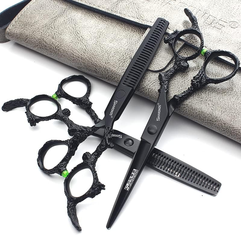 SHARONDS 6/7 цолови Професионални Фризьорски ножици Salon Hairdresser За подстригване на косата и изтъняване 440c Ножица с висока твърдост