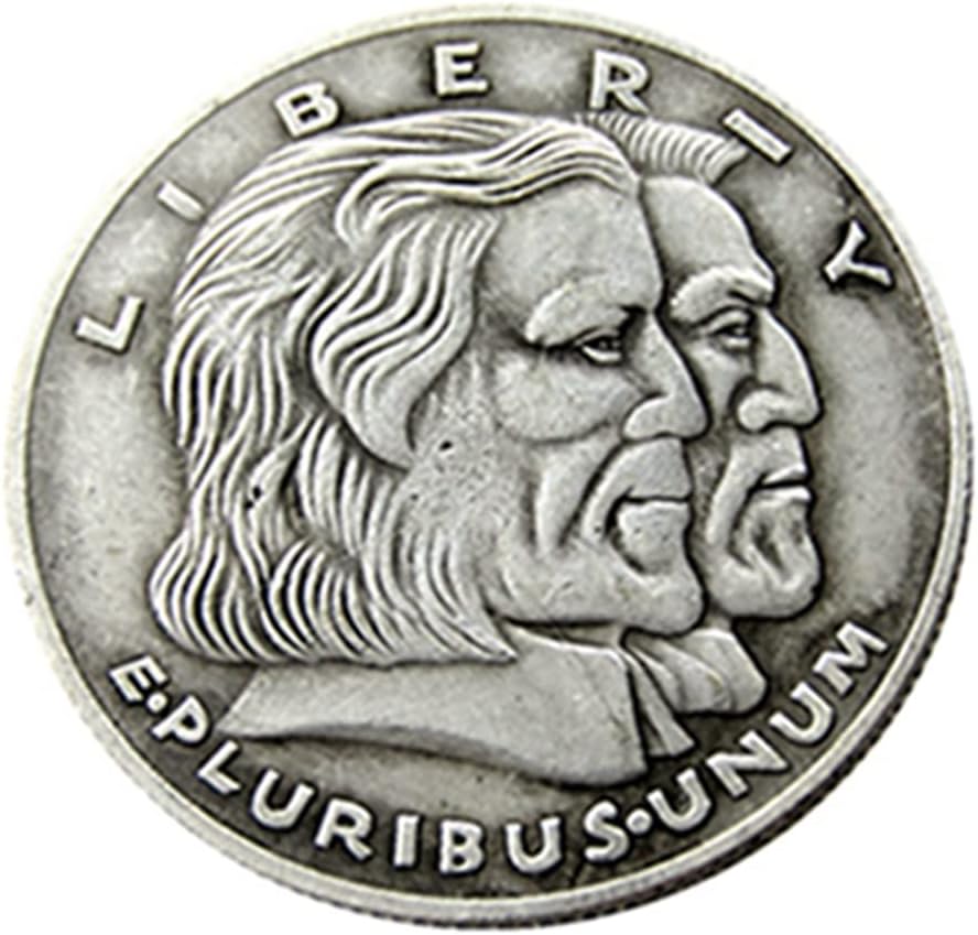 Възпоменателна Монета в Полдоллара САЩ 1936 Година на Дълга в Чуждестранна Репродукции, сребърно покритие