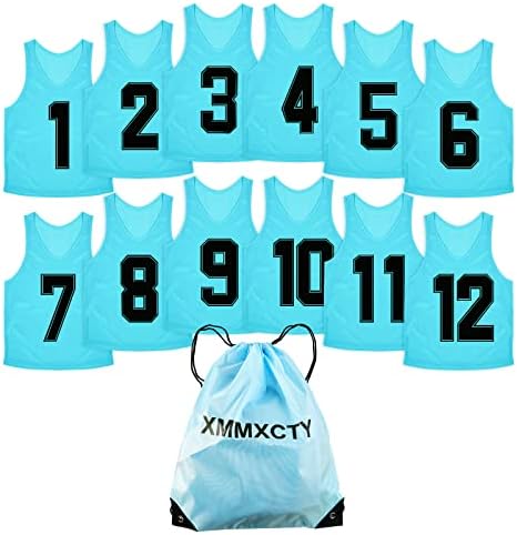 Тениски за състезания в рибарска мрежа XMMXCTY / Регистрационни Жилетки (12 парчета) / Тениски За тренировки на отбора / Пинни