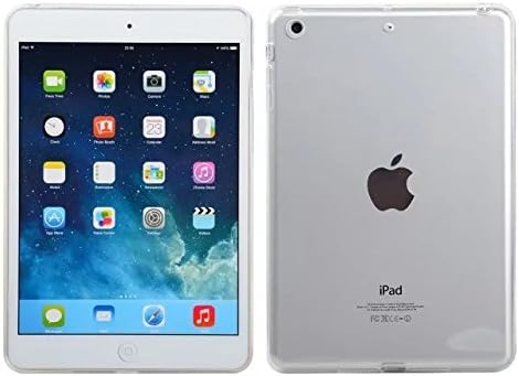 Калъф Apple iPad Air 2, Ультратонкая Гел Силиконова Делото, Прозрачна Однотонная Мека Защитна Обвивка от TPU-Гелевой гума за Apple iPad