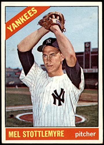 1966 Topps # 350 Мел Стоттлмайр Ню Йорк Янкис (Бейзболна картичка) VG/БИВШ Янкис