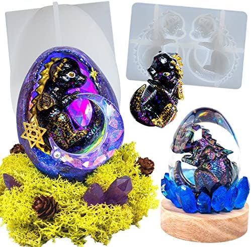 Яйце на дракон Силиконова форма за леене от епоксидна смола Полимерна глина Други проекти Eggling