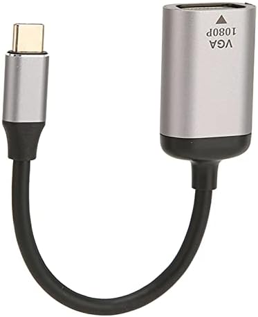 Адаптер Hosi USB C към VGA Адаптер стабилна предаване тип C-VGA с честота 60 Hz за проектор