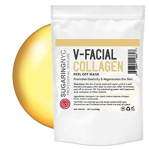 Желейная маска Vajacial Collagen с микроелементи Колаген V-Лицето от Sugaring ню йорк 7 грама 200 грама