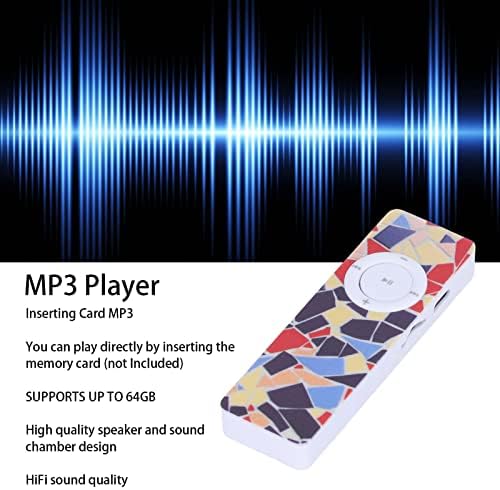MP3-плейър Вграден високоговорител Преносим музикален плейър Поддържа до 64 GB, за бизнес пътувания (тип D) MP3 и MP4 плейъри (тип D)