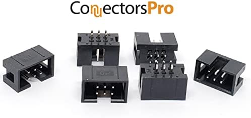 Connectors Pro 25-Pack 6P DCS стъпка 2.54 мм 0,1 , 6 Контакти, характеристика на полиграфическото характеристика на полиграфическото