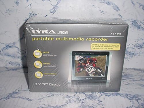 Компактен Флаш Видео RCA Lyra X2400 с Цветен екран от 3,5 инча