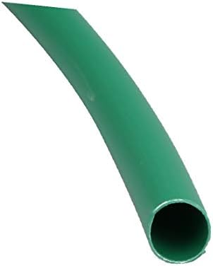 Тръба от полиолефиновой пожароустойчивост X-DREE диаметър 10 м 0,18 инча зелен цвят за ремонт на кабели (Tubo verde ignifugo от полиолефин
