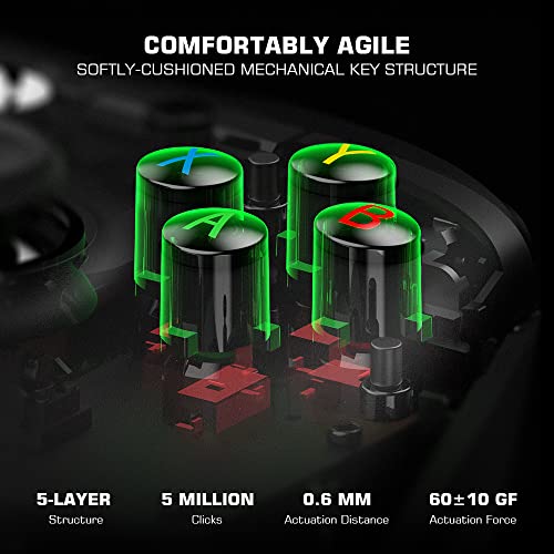 GameSir G7 Кабелна гейм контролер за Xbox X series|S, Xbox One, Windows 10/11, геймпад за PC с переключаемыми бутони, аудиоразъемом 3,5