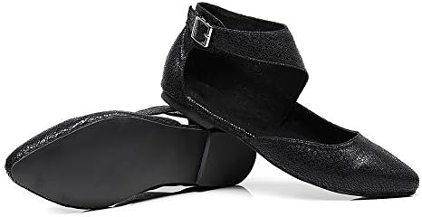 TINRYMX/ Дамски Модни Лоферы-Слипоны с каишка на щиколотке, Обувки на плоска подметка с остри пръсти, Градинска обувки за улицата, модел