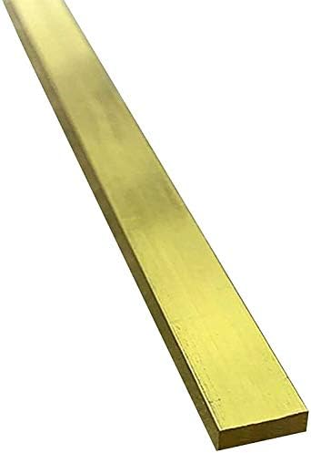 Месинг Плосък прът YIWANGO с Дебелина 4 мм, материал H62, годни за производството на 1 бр. годни за ръчна обработка на метали, медни