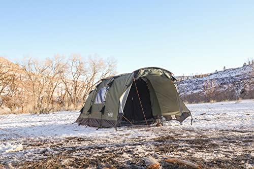Crua Открито Тройно палатка с изолация за 3-ма души, Водоустойчив и Ветрозащитная Палатка с вградена топло и охлаждаща изолация на 4