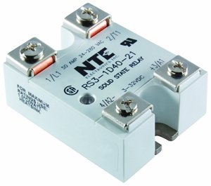 Твердотельное реле за захранване на променлив и постоянен ток NTE Electronics RS3-1D40-41 серия R3, бесконтактное устройство SPST-NO,