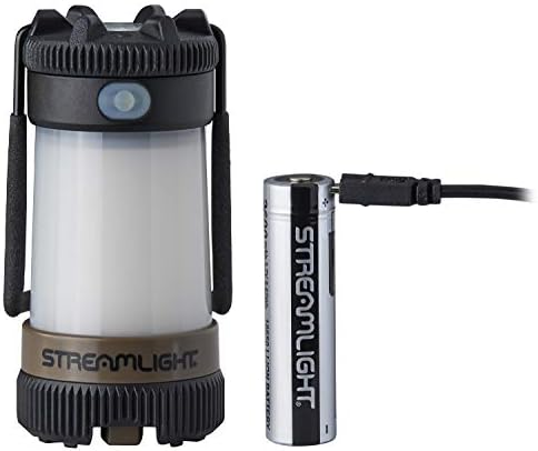 Streamlight 44956 Siege X USB Ультракомпактный Многотопливный ръчен фенер/Разход на фенерче -Акумулаторна USB батерия и USB-кабел - Coyote