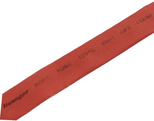 X-DREE 3 Метра диаметър 12 мм. Свиване свиване слушалката на червения цвят (Tubi termorestringenti termorestringenti диаметър 3 мм, с