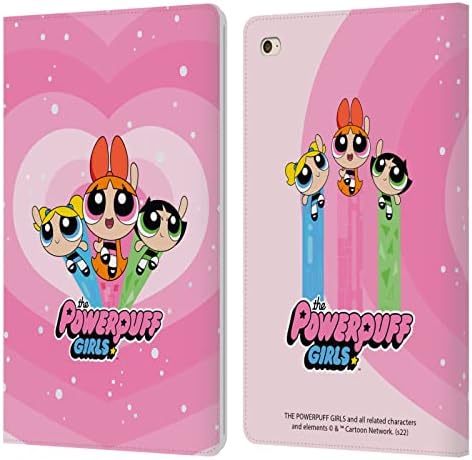 Head Case Designs Официално Лицензировала Powerpuff Girls Group Graphics Кожен калъф-книжка-джобен формат и е Съвместим с Apple iPad
