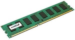 Сървър памет Ключова 8GB Single DDR3 1333 MT/s (PC3-10600) CL9, Без буфериране на ECC UDIMM 240-Pin 1,35 В/1,5 В CT102472BD1339