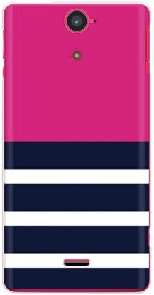 Втора кожа с еднакво кант Розов цвят (Прозрачни) Дизайн от ROTM/за Xperia VL SOL21/au ASOL21-PCCL-202-Y386