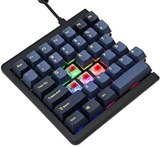 Жичен + Безжичен механична клавиатура Mistel MD770 RGB с отделяне на Bluetooth TKL с Тихо червен ключ Cherry MX, Ергономична Детска клавиатура,
