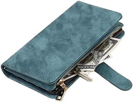 Cavor за Samsung Galaxy S22 Plus, една чанта-портфейл през рамо с отделения за карти, калъф от изкуствена кожа Premium, преден джоб с
