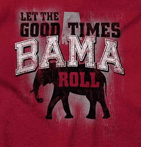 Brisco Brands Let The Good Times Roll Готина Hoody с качулка Alabama За Жени И Мъже