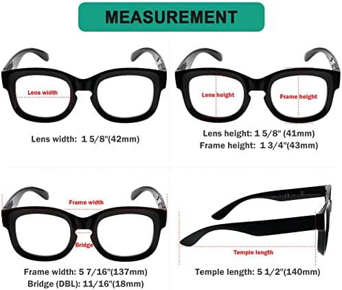 Eyekepper Спестете 10% на 5 опаковки женски ретро очила за четене в голям размер, и 4 опаковки ридеров голям размер +1,00