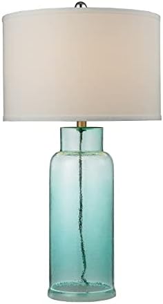 Настолна Лампа Elk Home D2622 от Стъклена бутилка с Височина 30 см с 1 Лампа - Морска Пяна Зелен Цвят