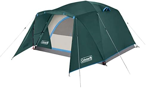 Кемпинговая палатка Coleman Skydome с Напълно Защитени от атмосферни влияния Антре, на 2/4/6 човека, Вечнозеленая